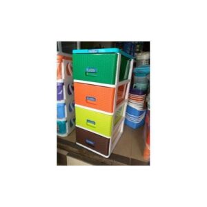 Baby Plastic Cabinet Double drawer Cherish 4 Step