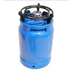 Gas Cylinder 10kg with Original Burner Black