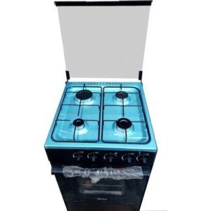 Midea Standing Gas Cooker Black (50x50)