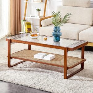 New Modern Living Room Center Table with Glass Top (medium)