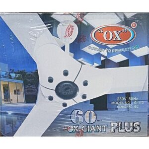 Ox Plus Ceiling Fan 60 inches